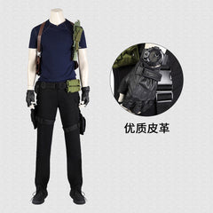 Resident Evil 4 Remake Leon Scott Kennedy Cosplay Costume Full Set