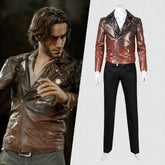 Resident Evil 4 Remake Luis Sera Cosplay Costume Leather Jacket Jacket Set