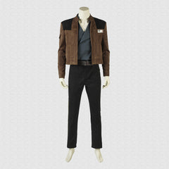 Movie Solo: A Star Wars Story Han Solo Cosplay Costume Punk Style Suit