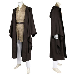 Movie Star Wars: Episode II - Attack of the Clones Mace Windu Cosplay Costume Set