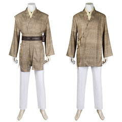 Movie Star Wars: Episode II - Attack of the Clones Mace Windu Cosplay Costume Set