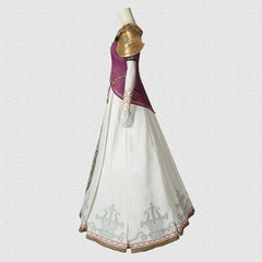 The Legend of Zelda Twilight Princess Princess Zelda Cosplay Costumes Full Set of Court Dresses