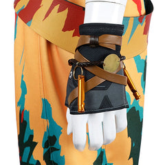 Raze Valorant Anzug Cosplay Kostuem Damen Gruen Gelb