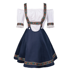 Wiesn-Maiden-Kleid – Farbkontrast-Dirndl-Set, DAMEN