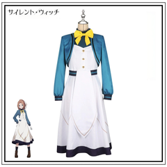 Monica Silent Witch Magier-Akademie-Kleid Cosplay Kostuem Damen
