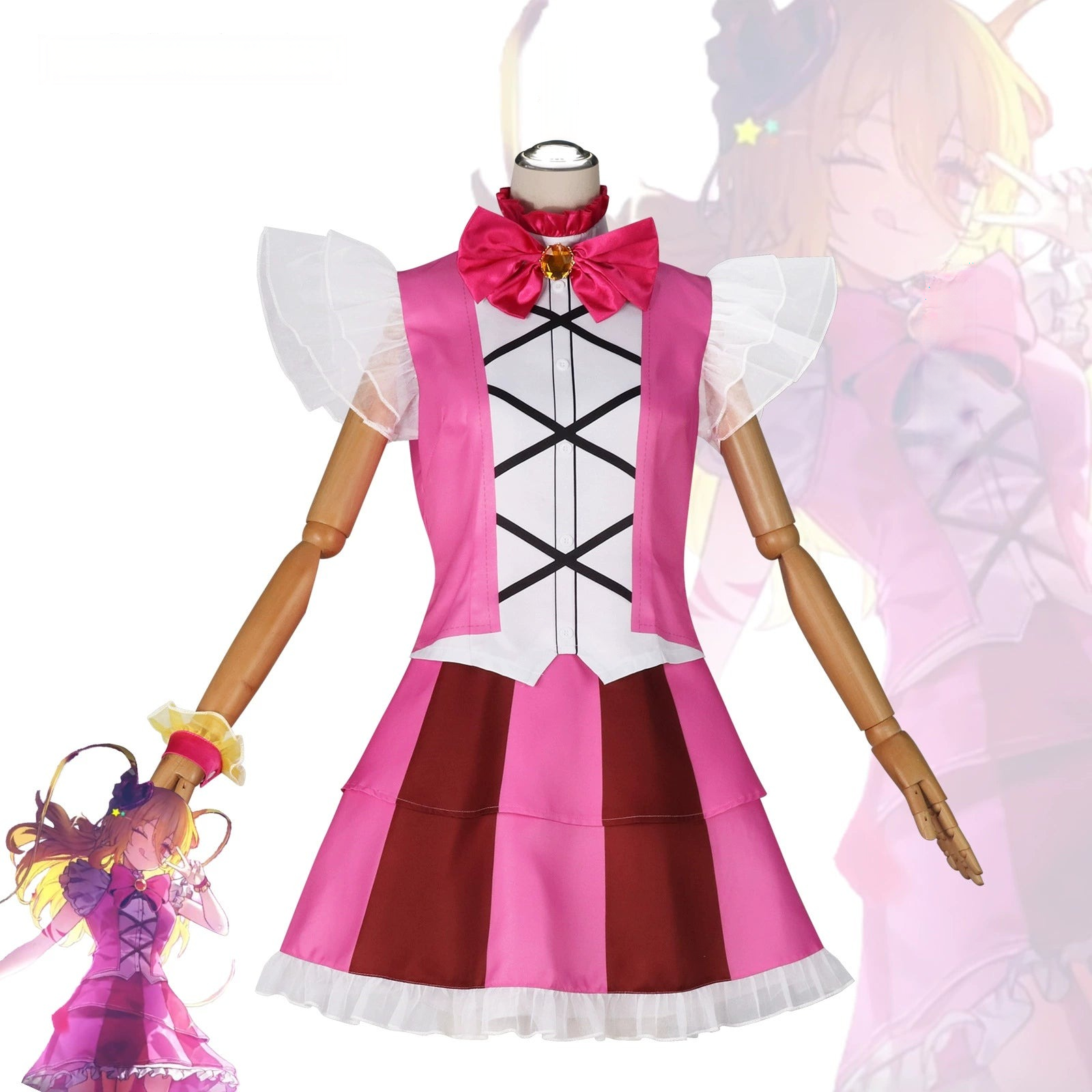 Don Quixote Limbus Company Gelber Anzug Set Cosplay Kostuem Damen