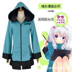 Sagiri Hoodie Eromanga Sensei Hoodie Set Cosplay Kostuem Damen