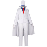 Kaito Kid Detective Conan Phantom Dieb Mantel Cosplay Kostuem Damen
