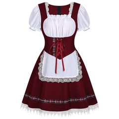 Bayerisches Farmkleid – Oktoberfest Trachtenkleid in Landhaus-Optik, DAMEN