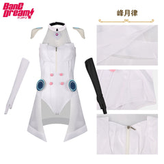 Ritsu Minetsuki BanG Dream Band Outfit Set Cosplay Kostuem Damen
