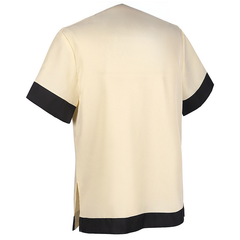 Schlitzsaum-Hemd SALE – Renaissance Kurzarm-Hemd, HERREN