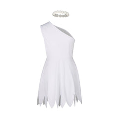 Cave Woman Halloween & Mittelalter Wildes Fellkleid Cosplay Kostuem Damen