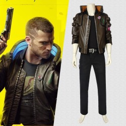 Game Cyberpunk 2077 V Cosplay Kostüm Set