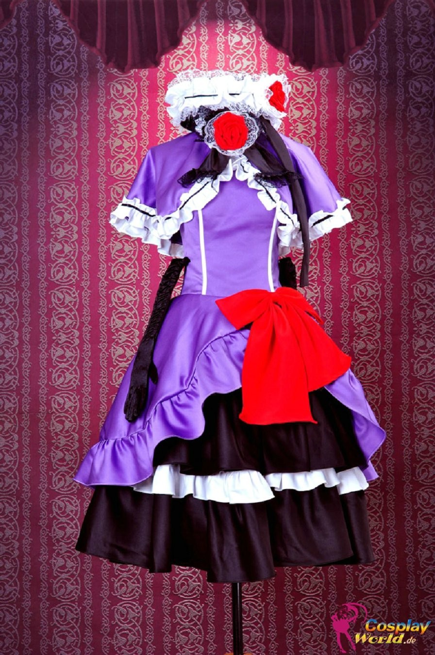 Umineko no Naku Koro ni Eva Beatrice Lolita lila Kleid Cosplay Kost me