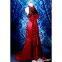 Macross Frontier Sheryl Nome Cosplay Kostüme elegantes Rotes Kleid