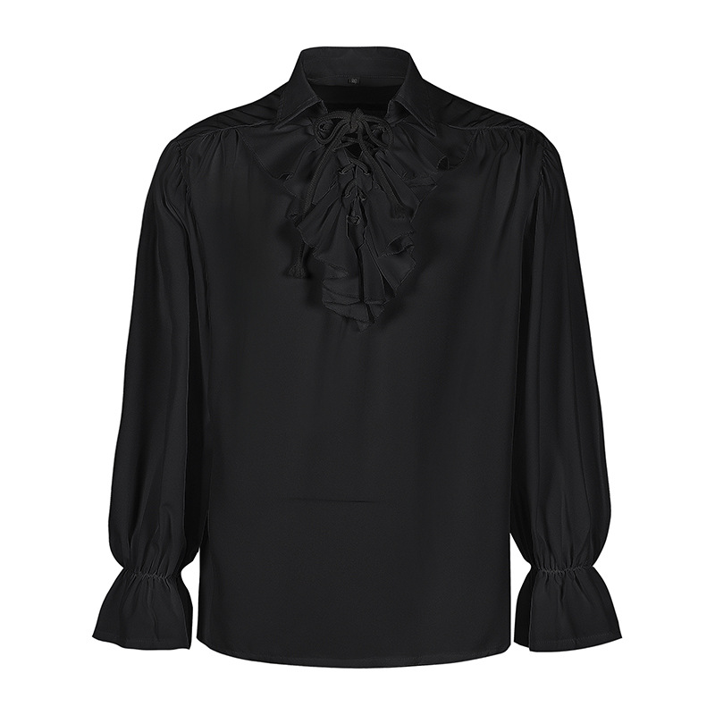 Puffärmel-Top – viktorianische Bluse mit & ohne Gürtel, DAMEN