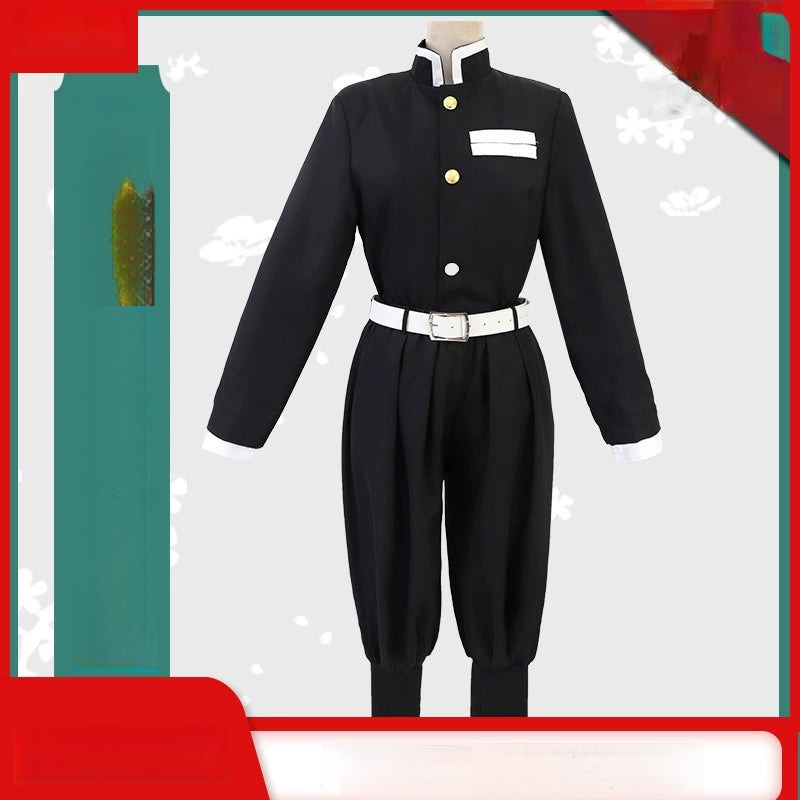 Neun Säulen Demon Slayer Jäger-Uniform Cosplay Kostuem Damen Mehrfarbig