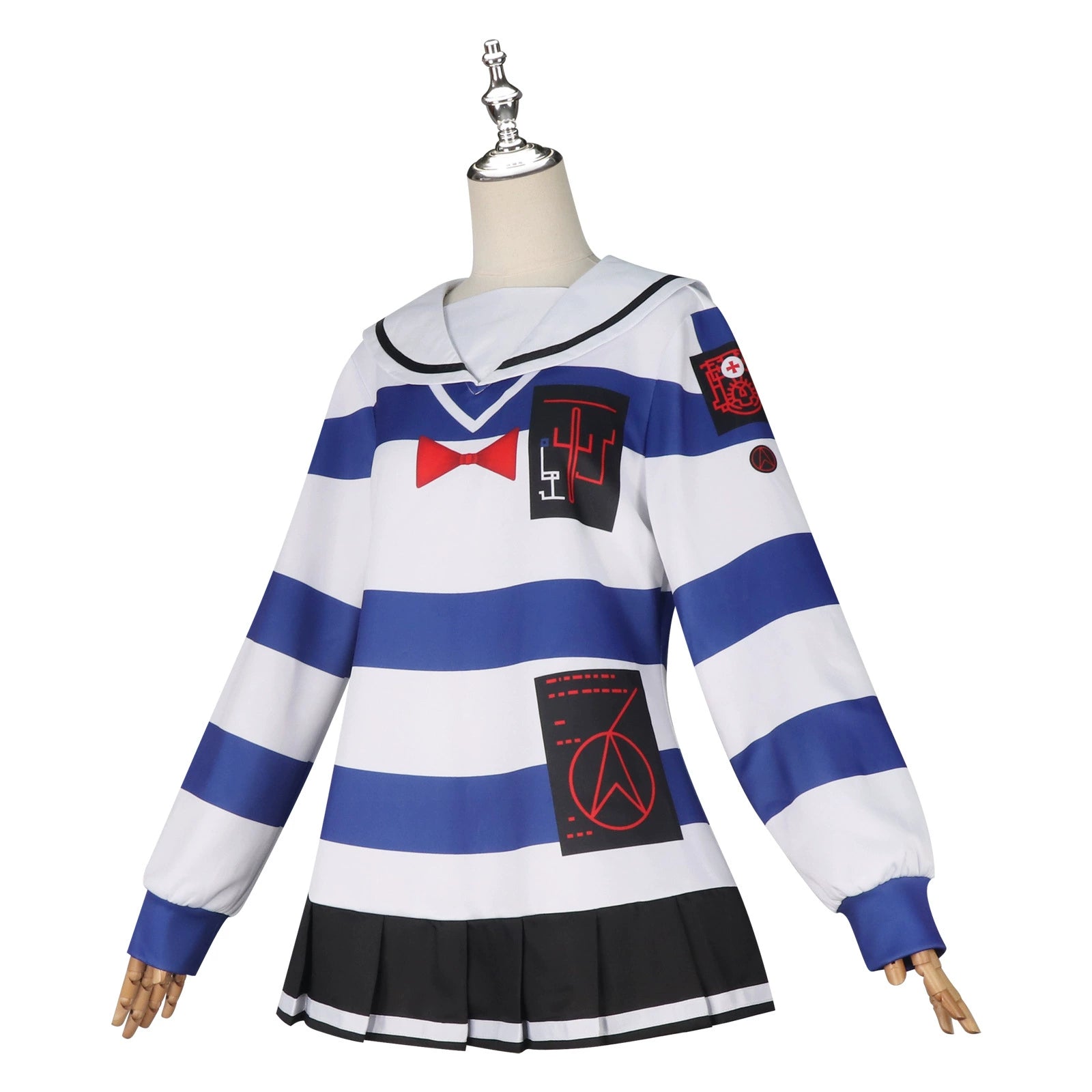 Yami Streifen Centuria Verteidigungsakademie Cosplay Kostuem Damen