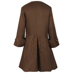Piraten-Jacke Steampunk – mittelalterlicher Mantel für Halloween, HERREN