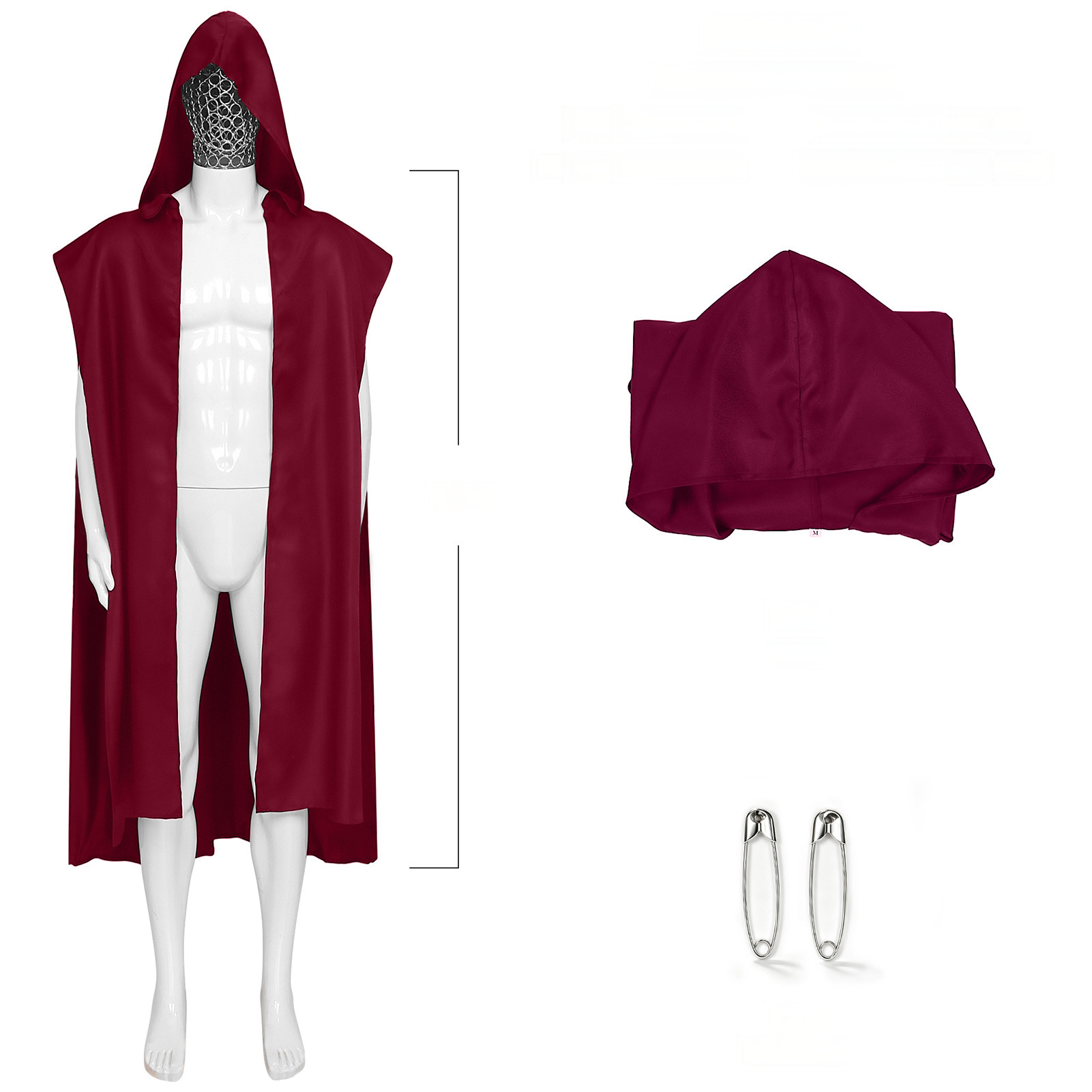Ritter-Umhang 4 Tragearten – Elfen & Hexer Cape, UNISEX