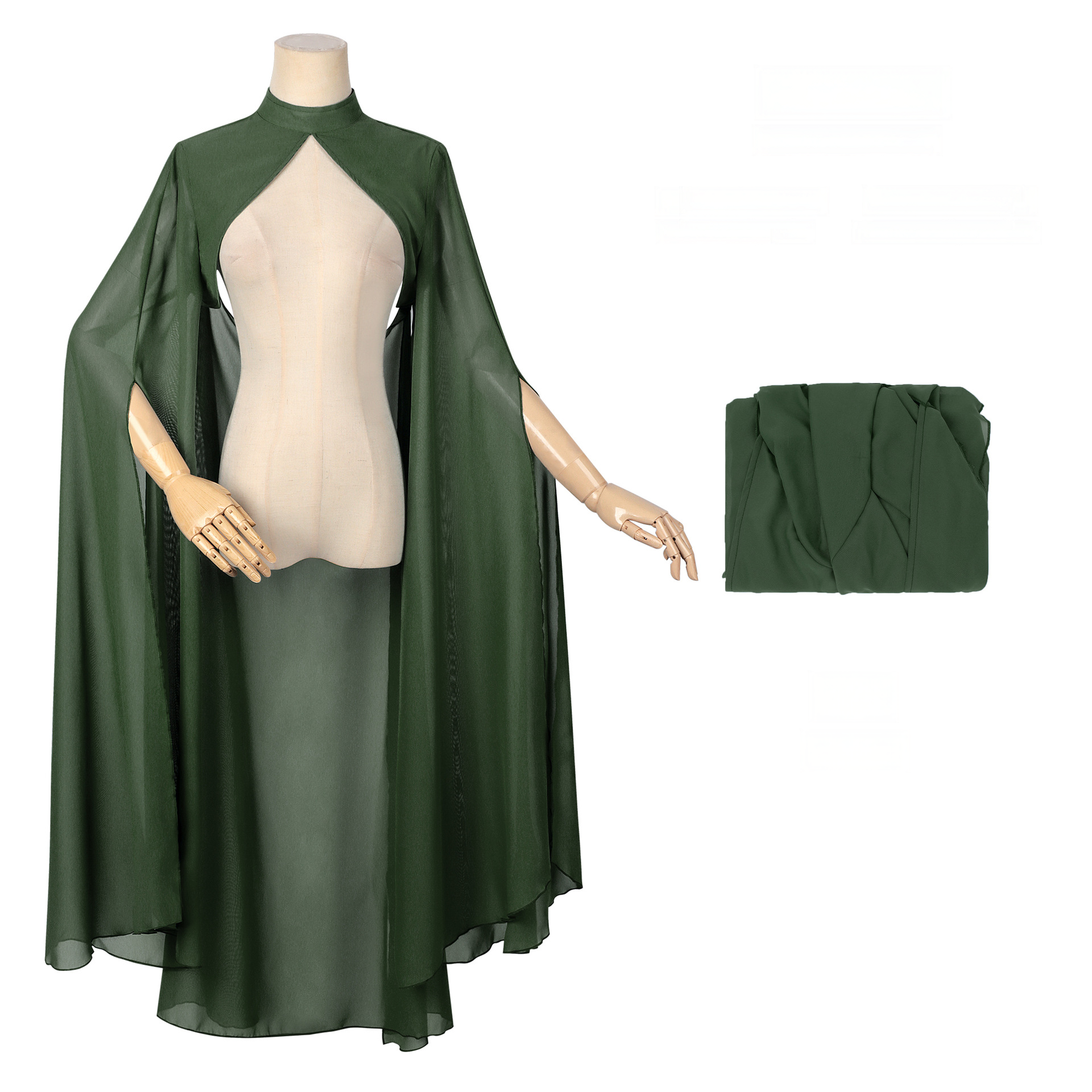 Chiffon-Umhang – Braut-Cape dünn für Festival, DAMEN