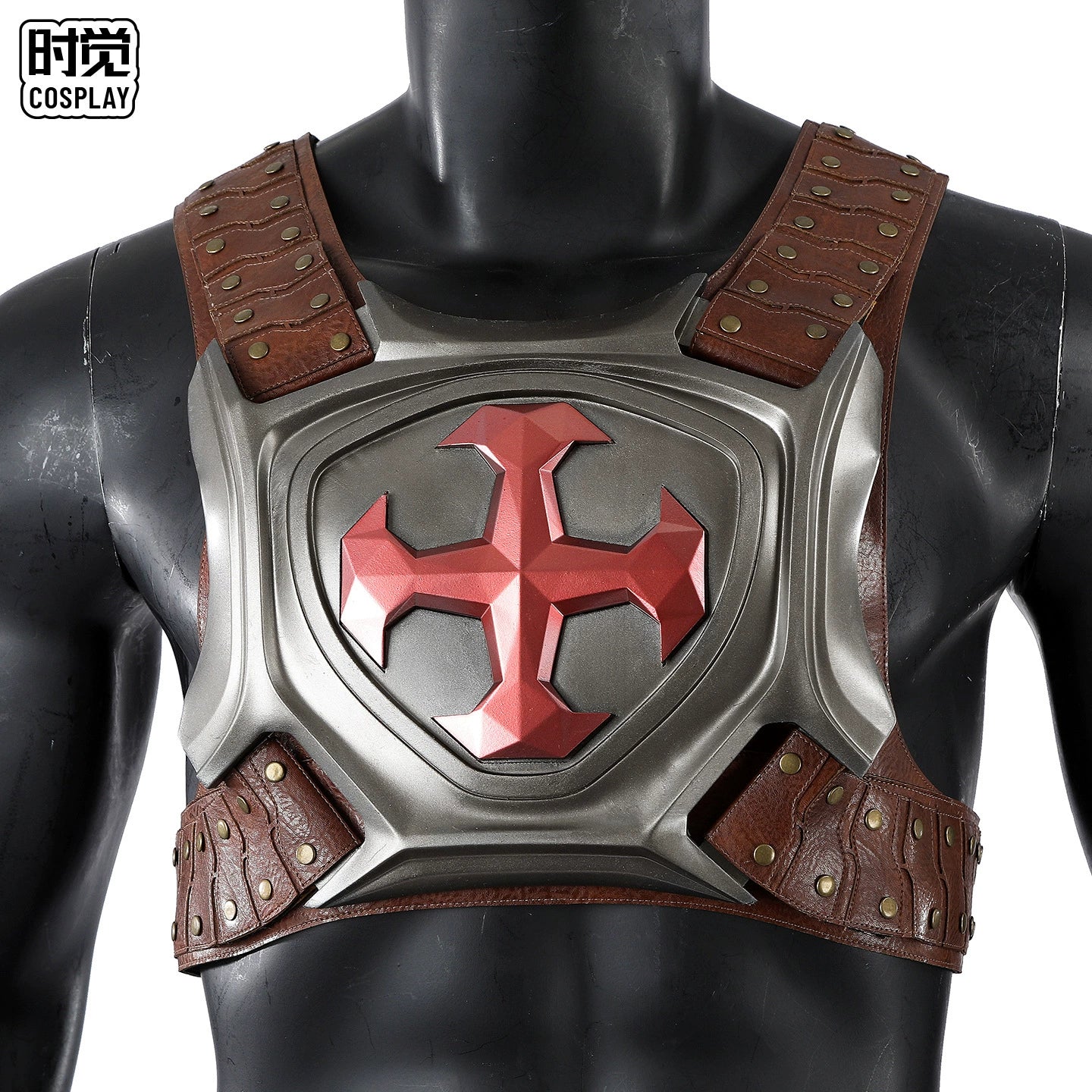 He-Man Masters of the Universe Ruestung Cosplay Kostuem Damen Silber