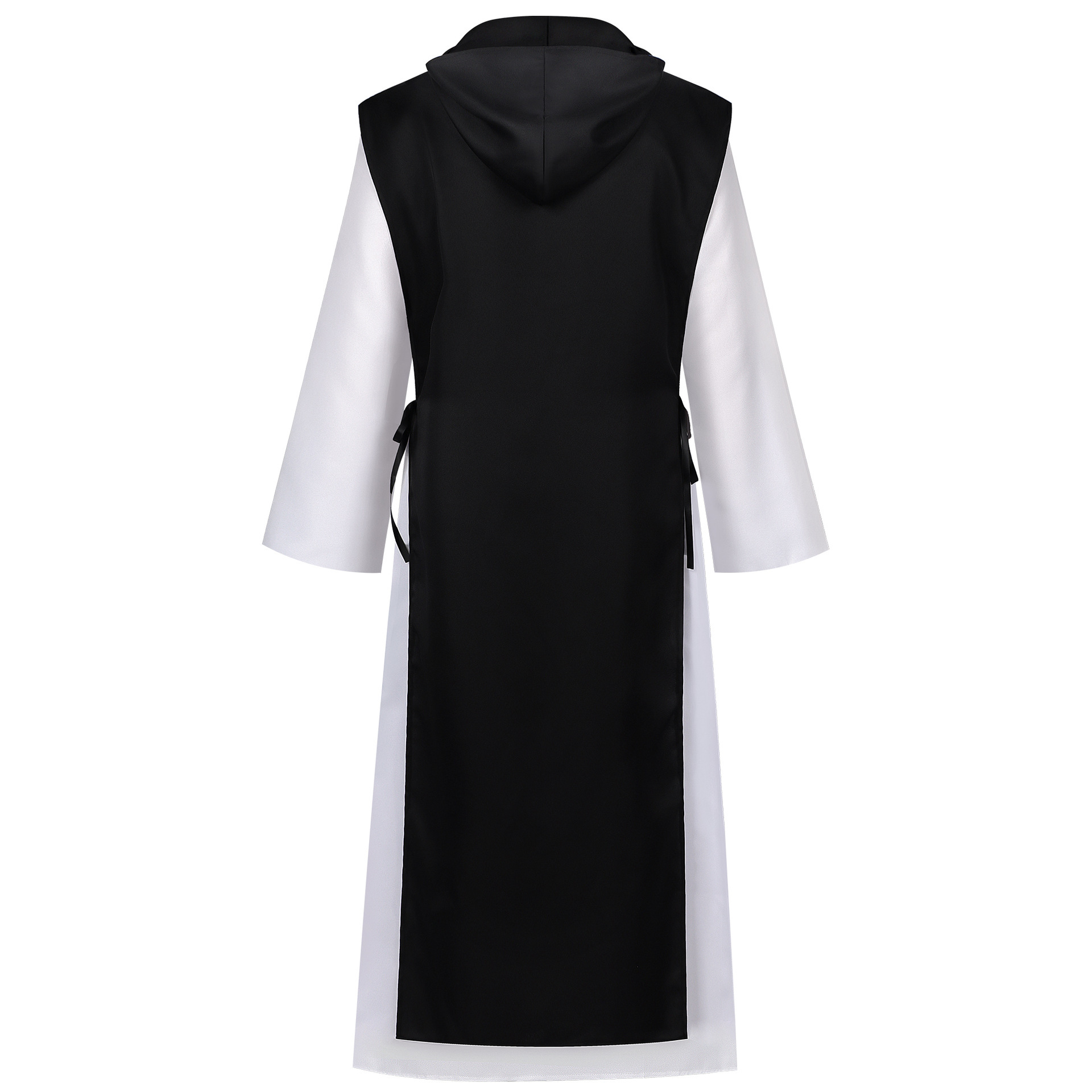 Mönchsrobe – Kapuzenkleid mit Gürtel & Kette, UNISEX