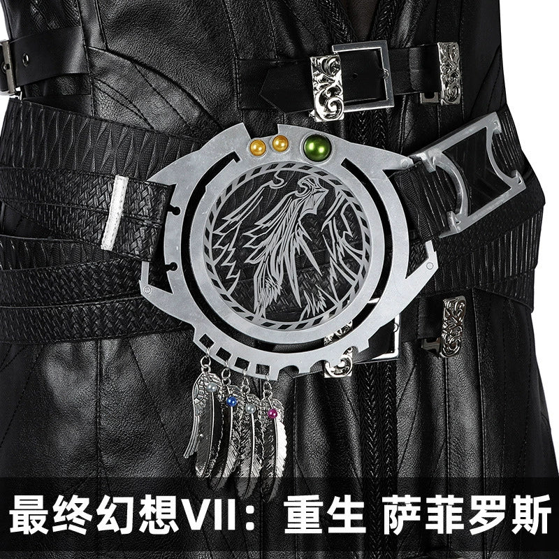 Sephiroth Final Fantasy VII Mantel-Kostuem Cosplay Damen Schwarz