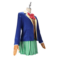 Satou Matsuzaka Happy Sugar Life Sommerkleid-Set Cosplay Kostuem Damen