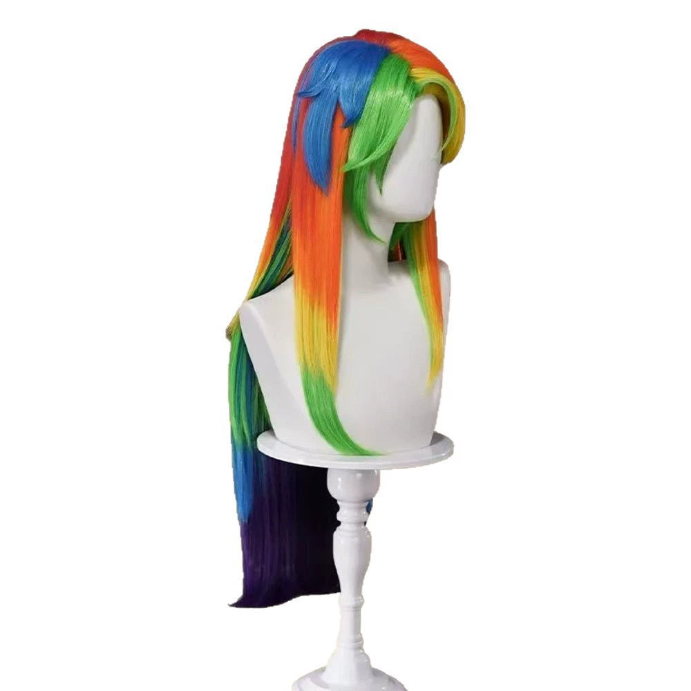 Rainbowdash Cosplay Peruecke Damen