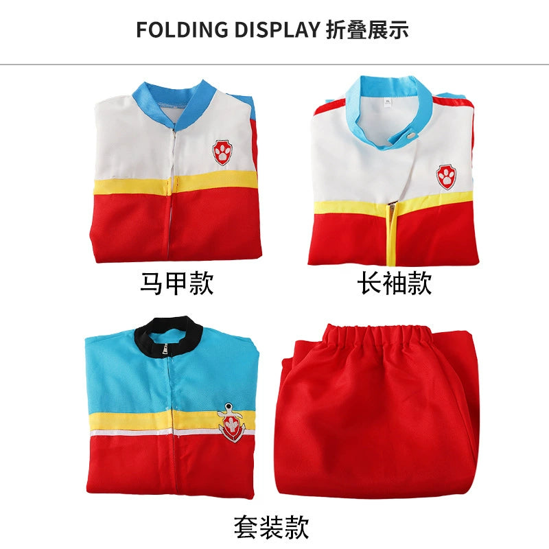 Ryder Leader PAW Patrol Rettungsteam Uniform Cosplay Kostuem Damen