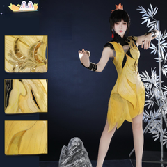 Yu Linglong Naraka Bladepoint Qipao Cosplay Kostuem Damen