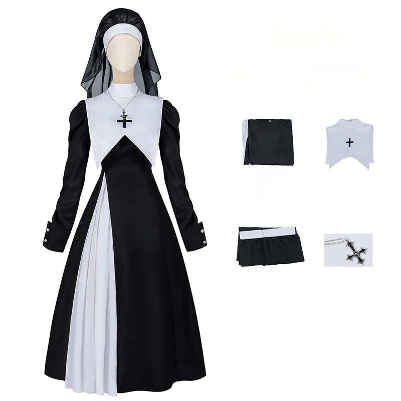 Nonnen & Schwester-Kollektion – Habit und Krankenschwester-Kleid für Theater, DAMEN