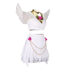 Rumi Halloween Witch Hunter K-Pop Bühnenoutfit Cosplay Kostuem Damen