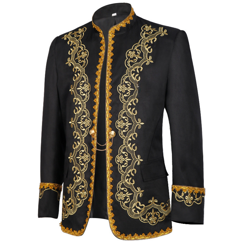 Gold-Dinnerjacket – viktorianischer Smoking für Hochzeit & Bühne, HERREN