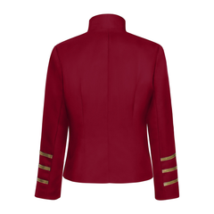 Militär-Bandjacke mit Goldknöpfen – viktorianischer Doublet Mantel für Bühne & Karneval, DAMEN