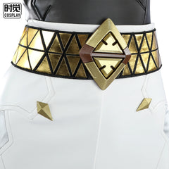 Jinyu Overwatch Gold-Schwarzes Anzug-Set Cosplay Kostuem Damen