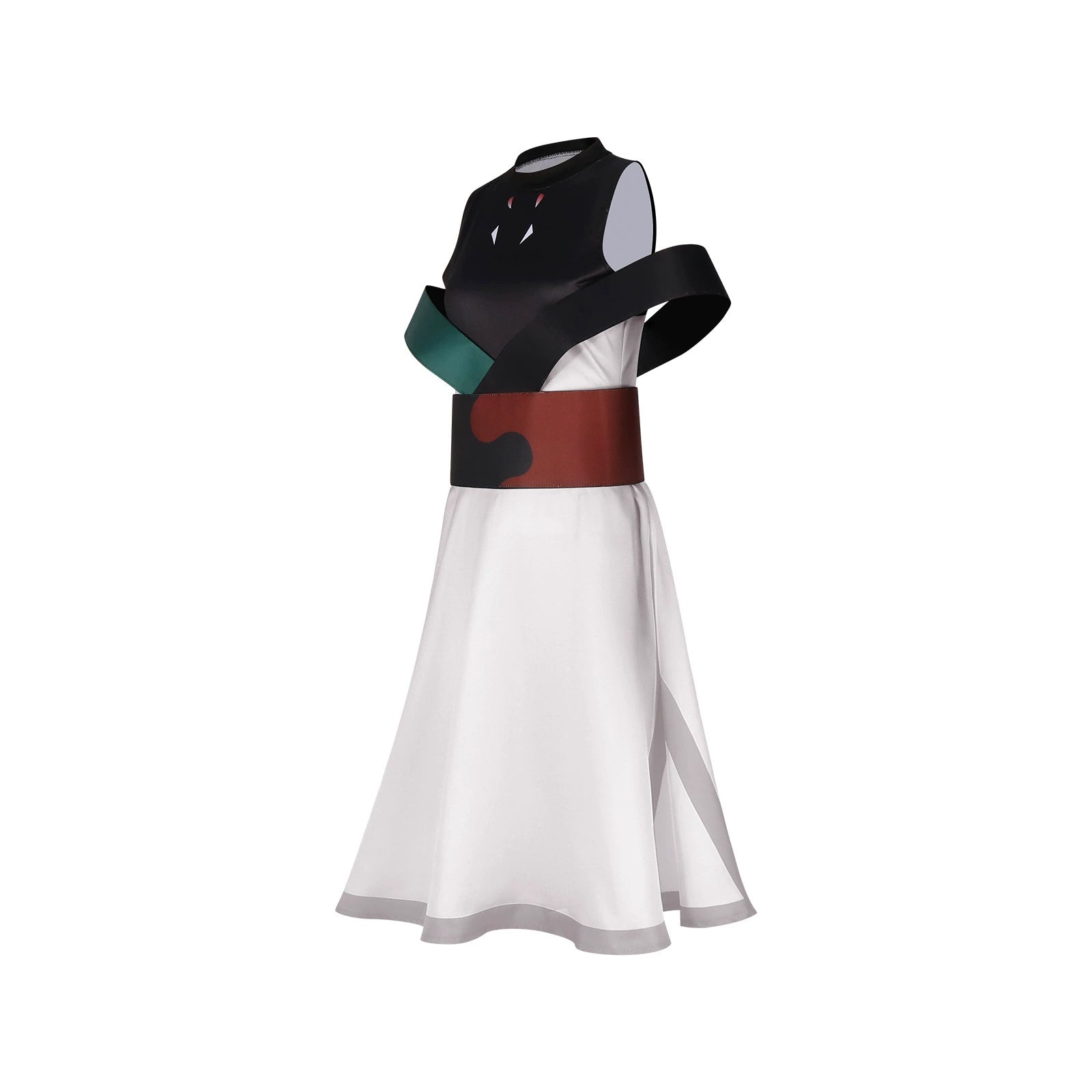 Tsukimi Kaguya Bühnenkleid Cosplay Kostuem Damen Weiß