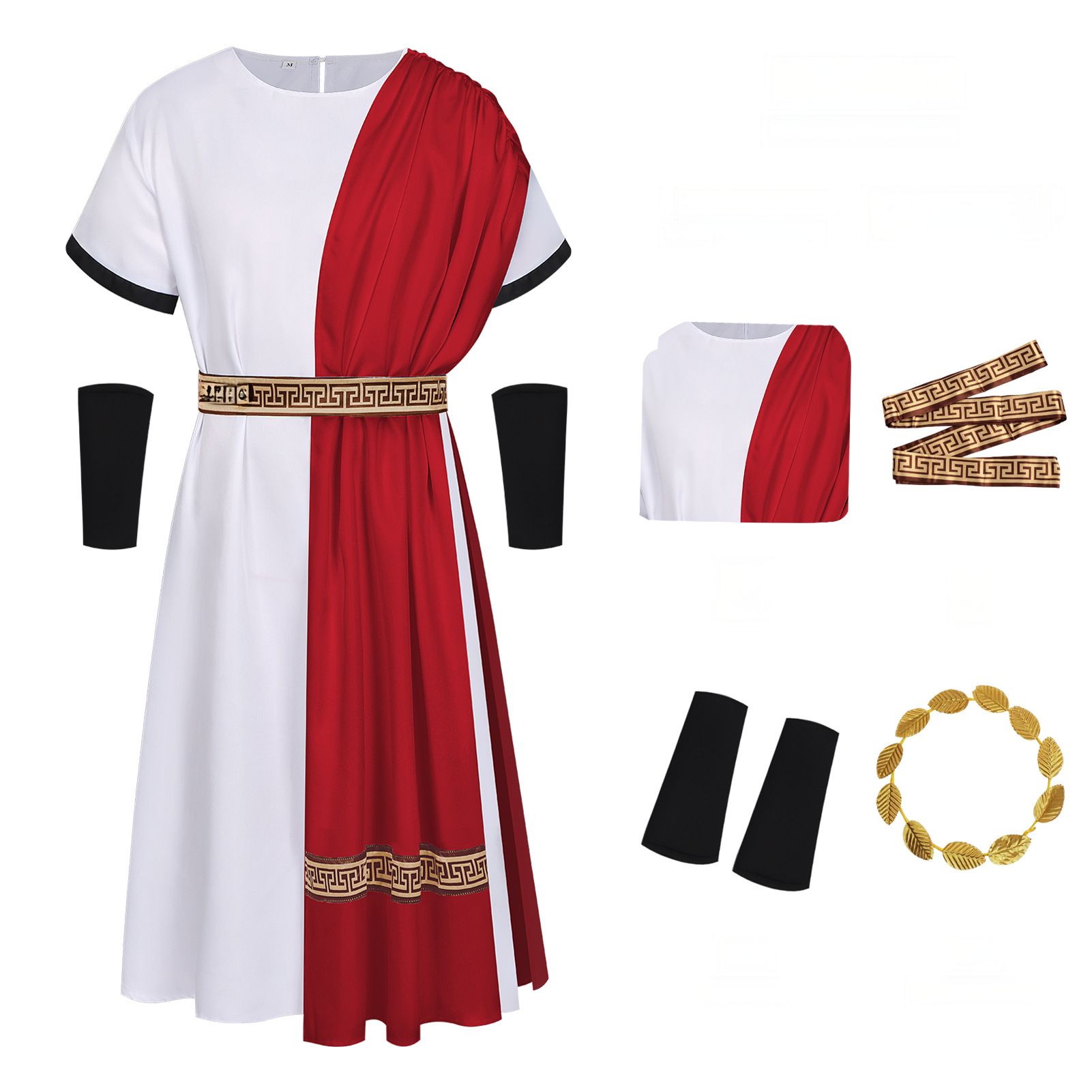 Griechische Toga – Apollo, Cäsar, Priester & Poseidon, HERREN