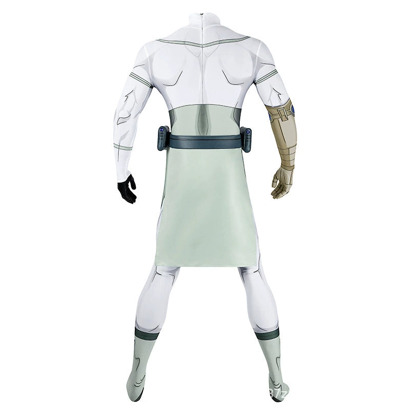 Conquest Invincible Kampf-Set Cosplay Kostuem Damen Weiß