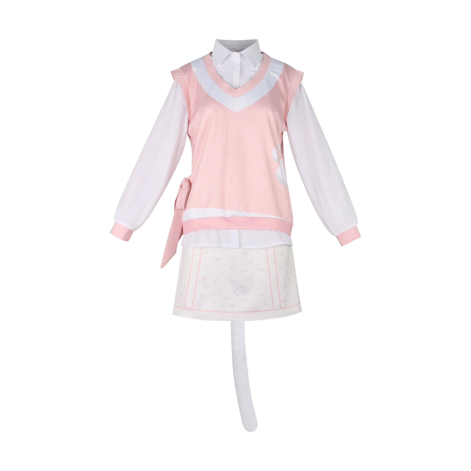 Akiyama Mizuki Project Sekai Katzen-Kostüm Cosplay Kostuem Damen Rosa