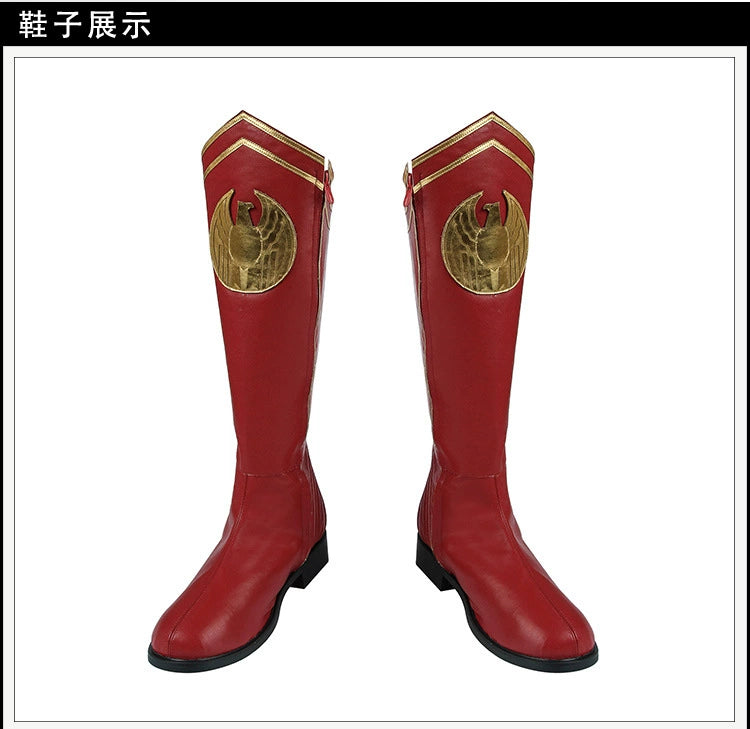 Homelander The Boys Anzug Cosplay Kostuem Damen Blau Rot Gold