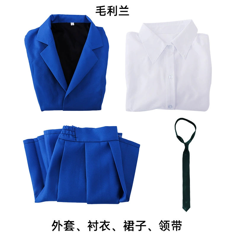 Shinichi Kudo Detective Conan Detektiv Outfit Cosplay Kostuem Damen