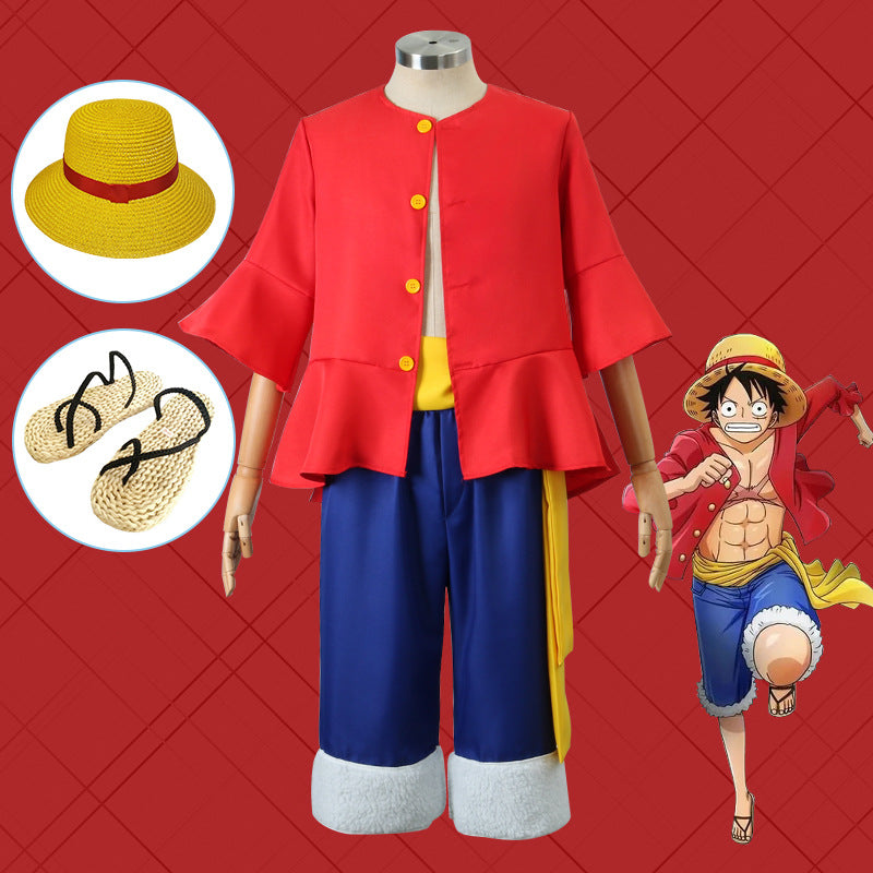 One Piece Luffy Cosplay Costume Set