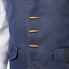 Chamber Valorant Anzug Cosplay Kostuem Damen Blau Weiss