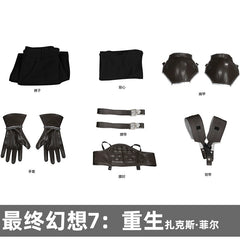 Zack Fair Final Fantasy VII Anzug Cosplay Kostuem Damen Schwarz
