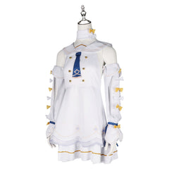 Seia Blue Archive Jubiläums-Kleid Cosplay Kostuem Damen Weiß Gold