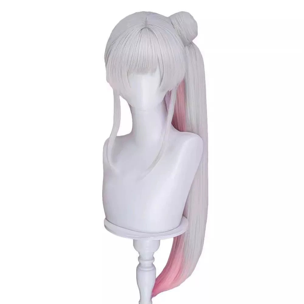 Tsukimi Kaguya Bühnenkleid Cosplay Kostuem Damen Weiß