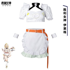 Elegg NIKKE Dunkles Techwear Set Cosplay Kostuem Damen