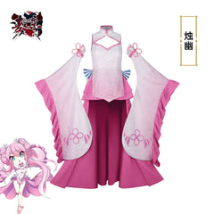 Zhuyou CN Comics Pink Ancient Dress Cosplay Kostuem Damen